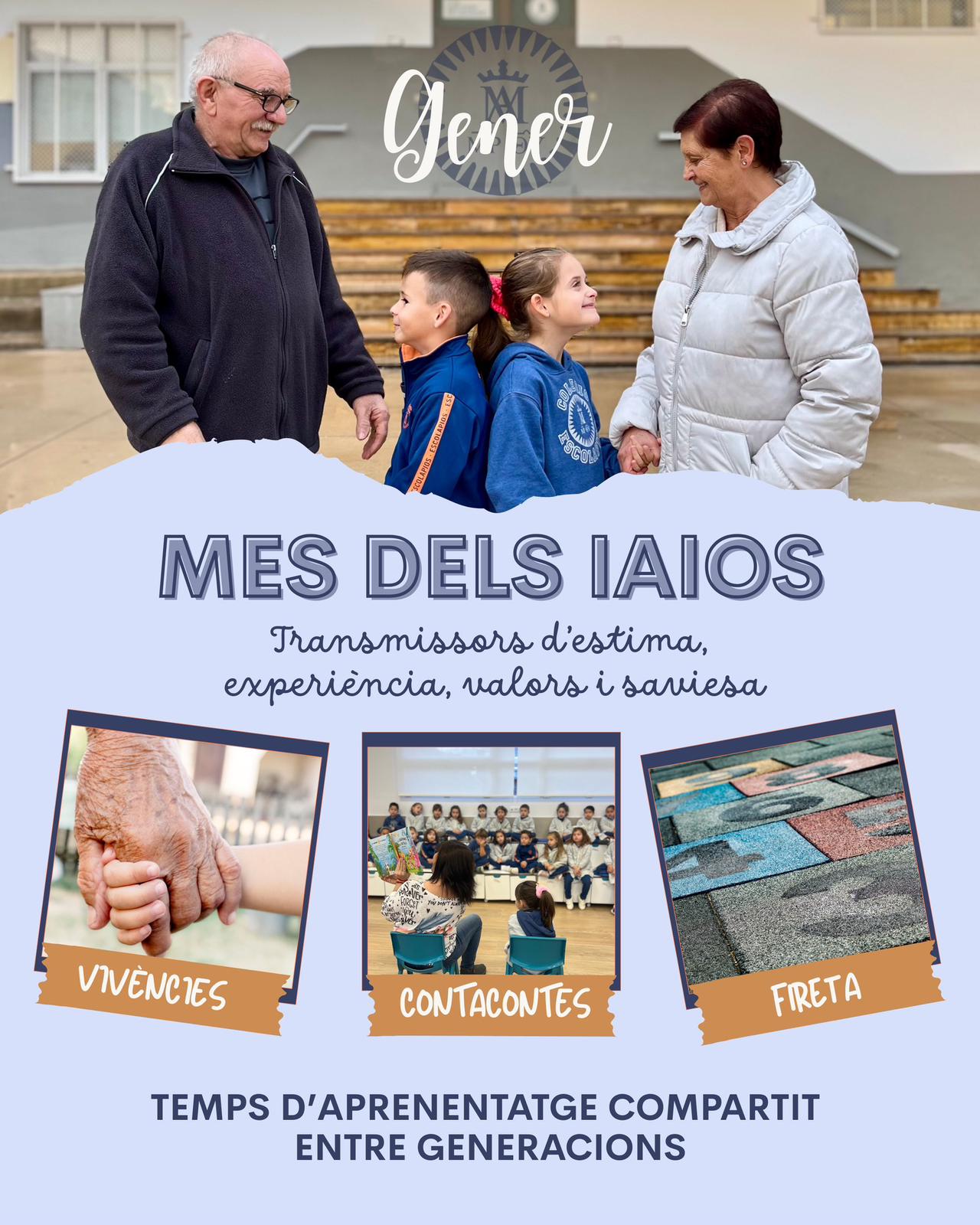 Comença el mes dels iaios a la nostra escola